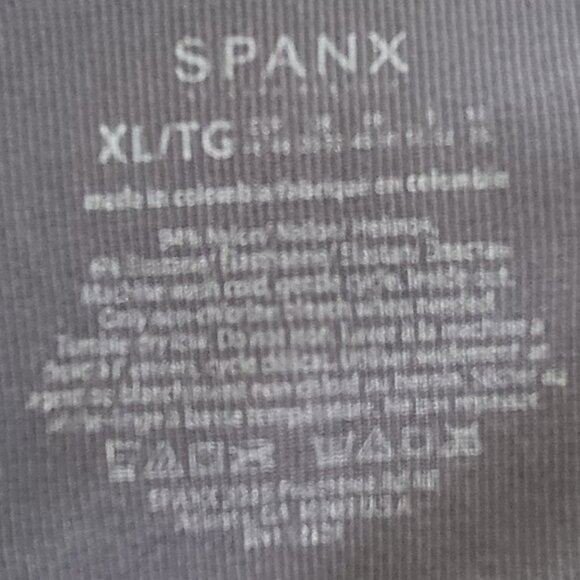 Spanx Leggings Womens XL Black Gray Look at Me Now Camo Ankle Pull On NEW - Picture 11 of 11